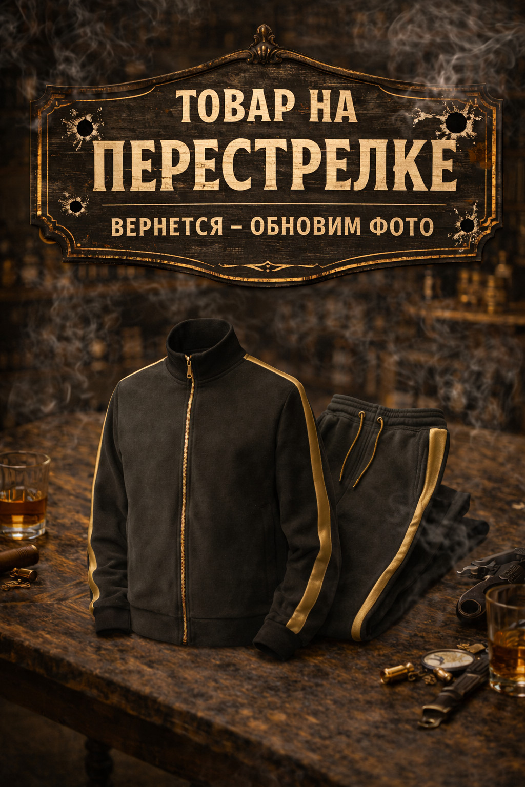 Спортивный костюм серый в клетку | СК026